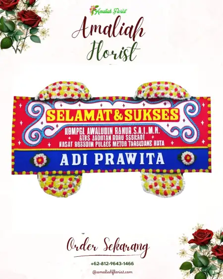 Papan Bunga Ucapan Selamat Cihoe